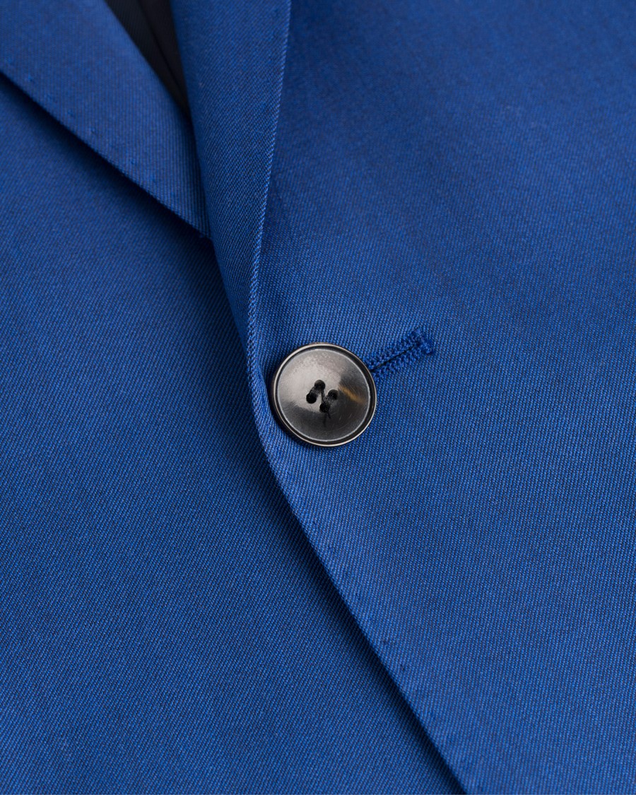 Herre | Jakkesæt | BOSS BLACK | BOSS Reyno/Wave Wool Suit Napoli Blue