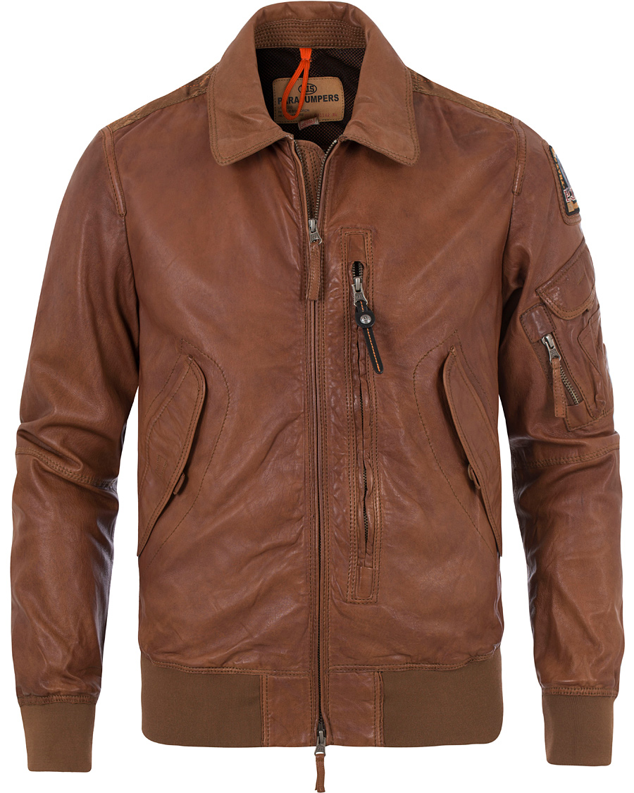 Herre | Jakker | Parajumpers | Brigadier Leather Jacket Cognac
