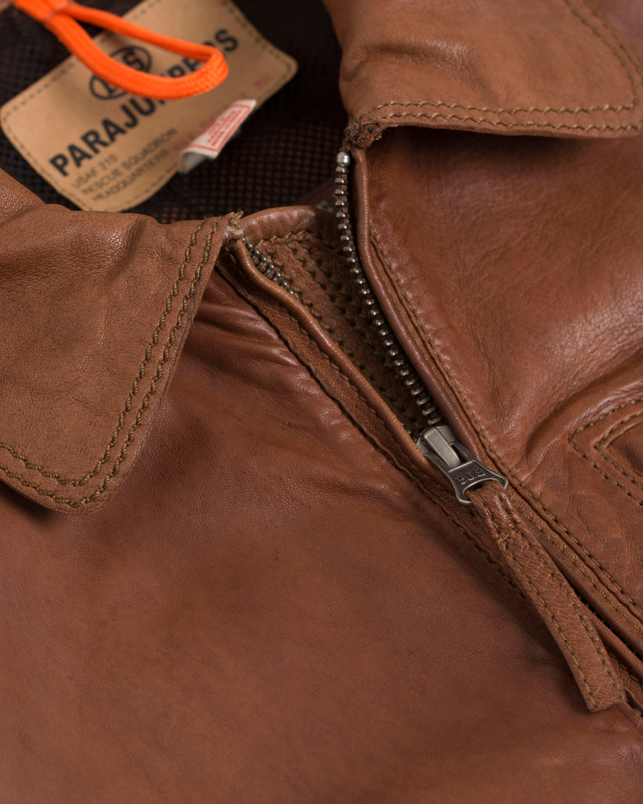 Herre | Jakker | Parajumpers | Brigadier Leather Jacket Cognac