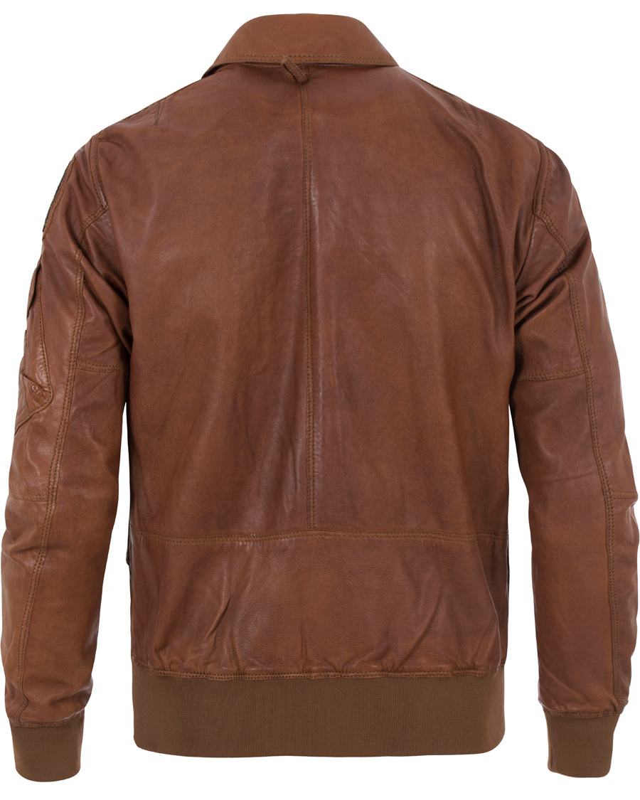 Herre | Jakker | Parajumpers | Brigadier Leather Jacket Cognac