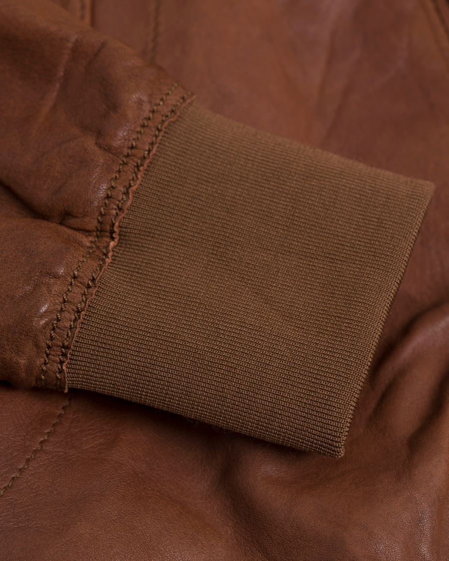 Herre | Jakker | Parajumpers | Brigadier Leather Jacket Cognac