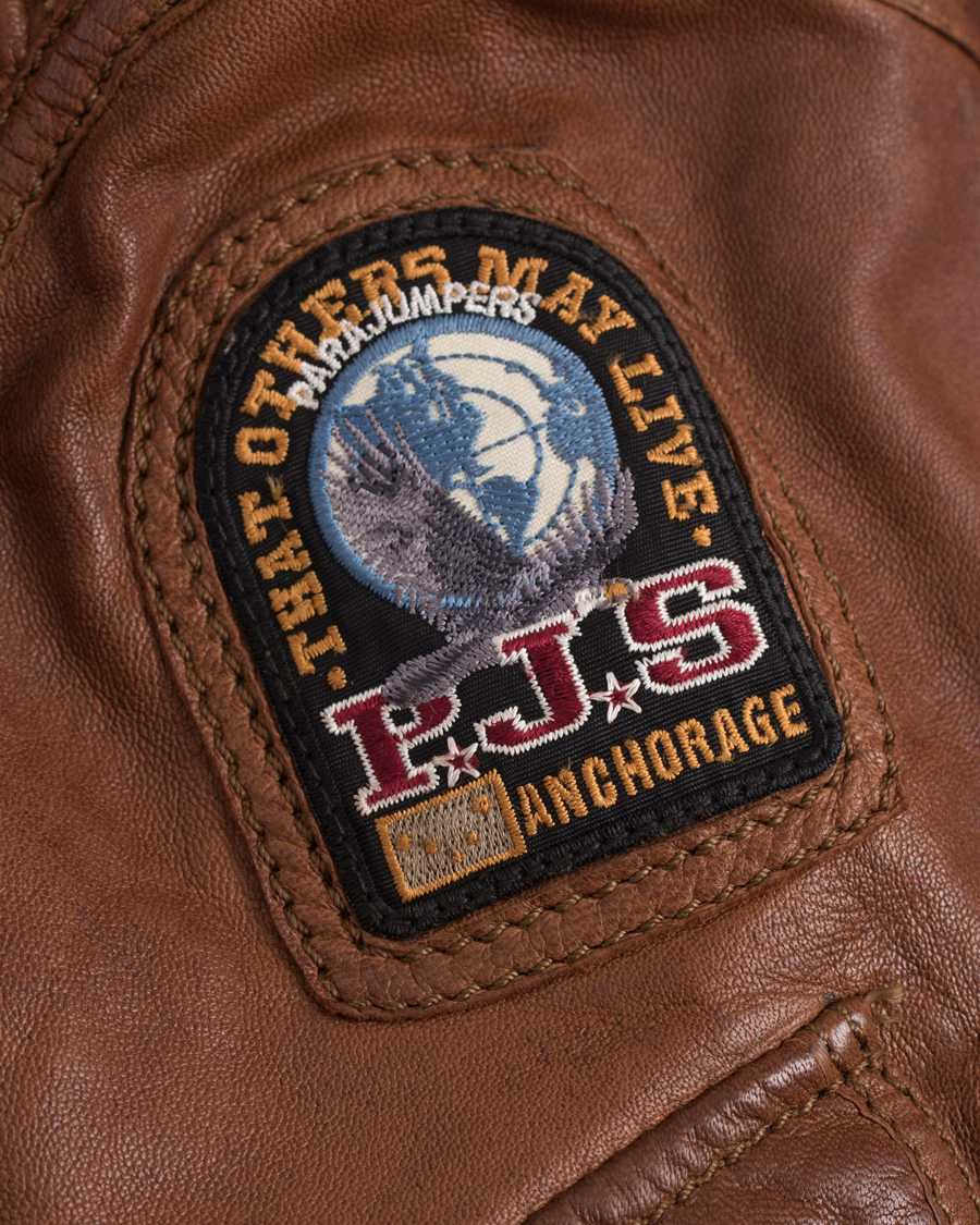 Herre | Jakker | Parajumpers | Brigadier Leather Jacket Cognac