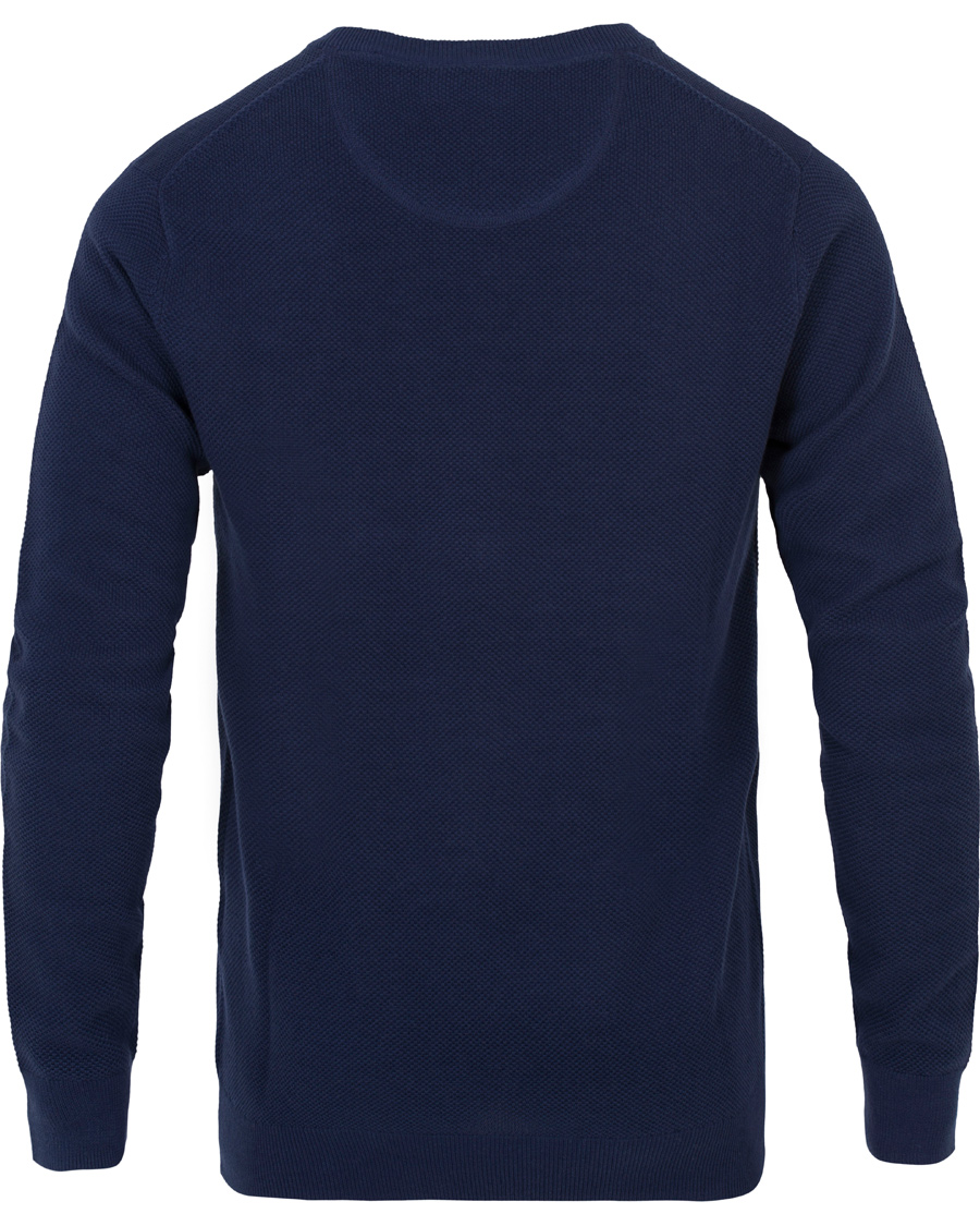 Herre | Trøjer | GANT | Cotton Pique Crew Neck Blue
