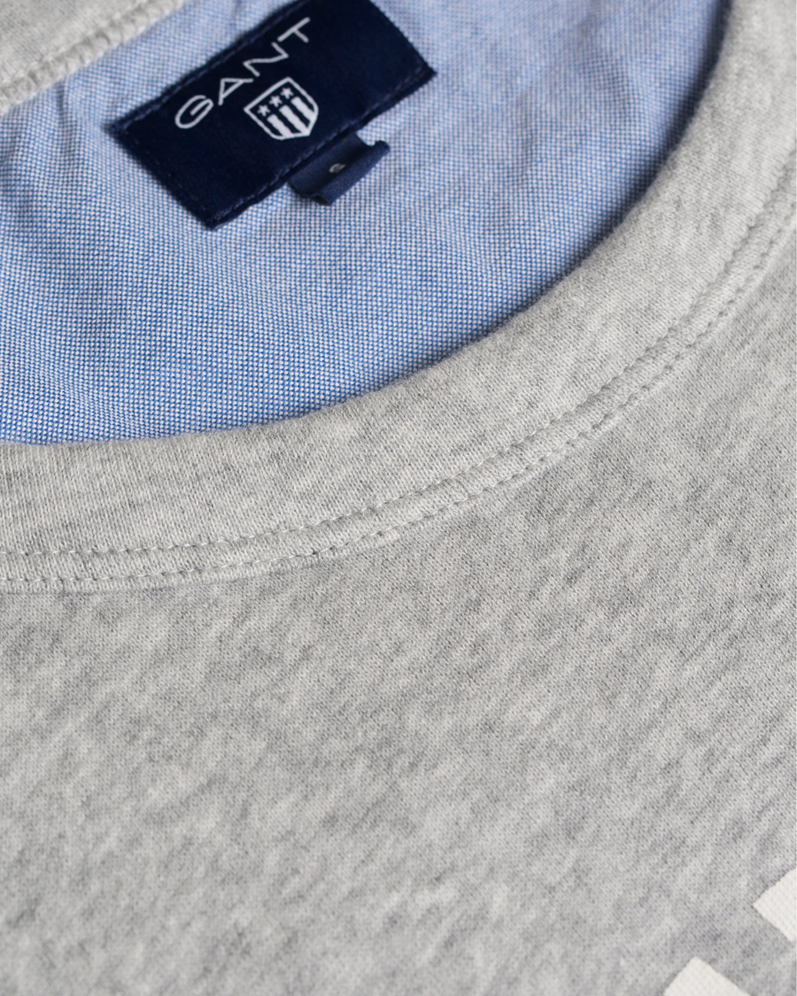 Herre | Trøjer | GANT | New Haven Sweatshirt Grey Melange