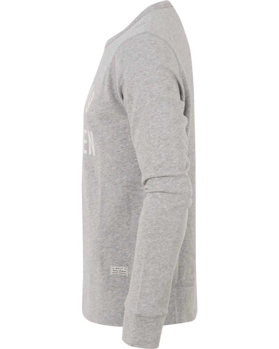 Herre | Trøjer | GANT | New Haven Sweatshirt Grey Melange