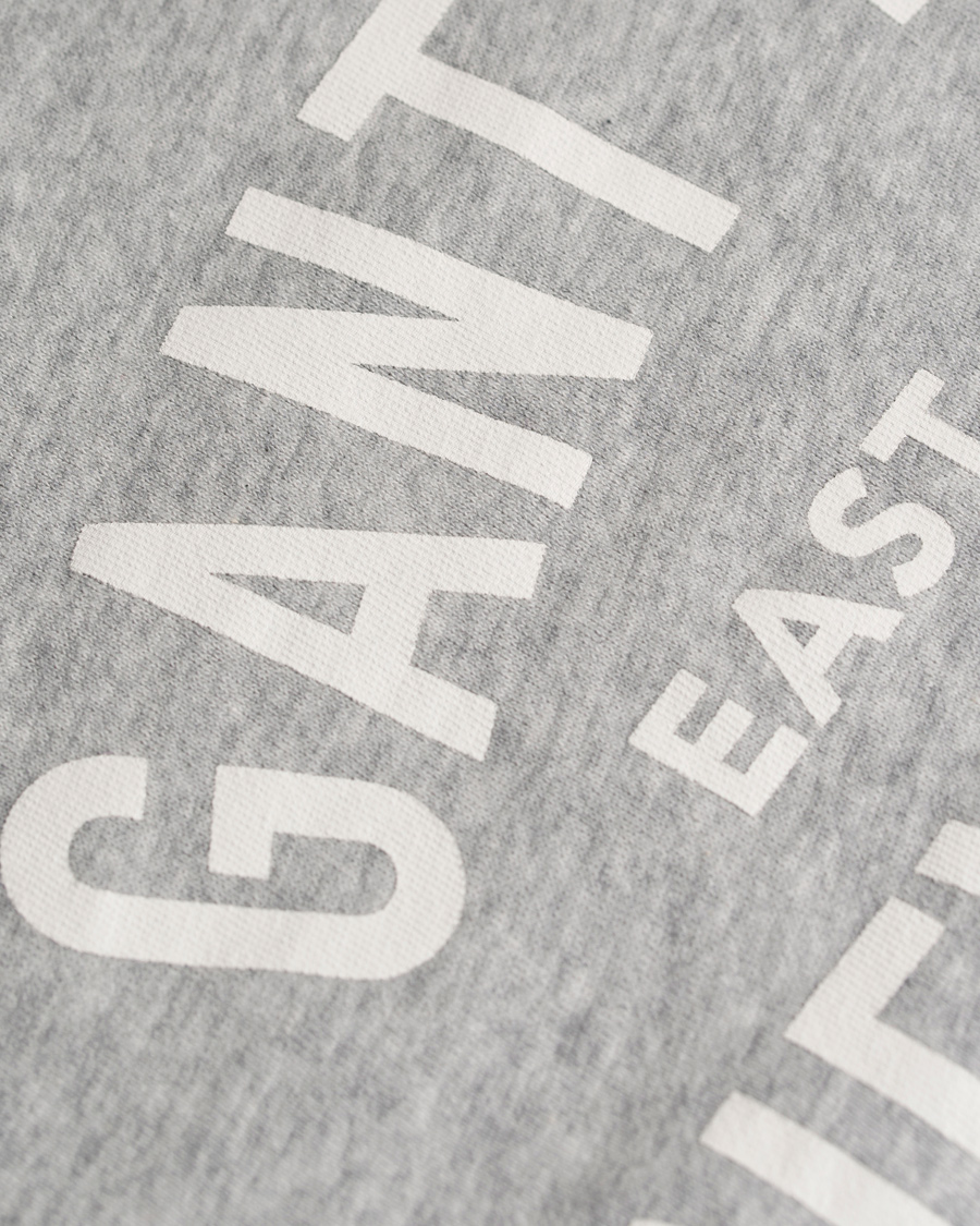 Herre | Trøjer | GANT | New Haven Sweatshirt Grey Melange