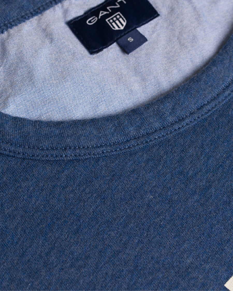 Herre | Trøjer | GANT | New Haven Sweatshirt Blue Melange