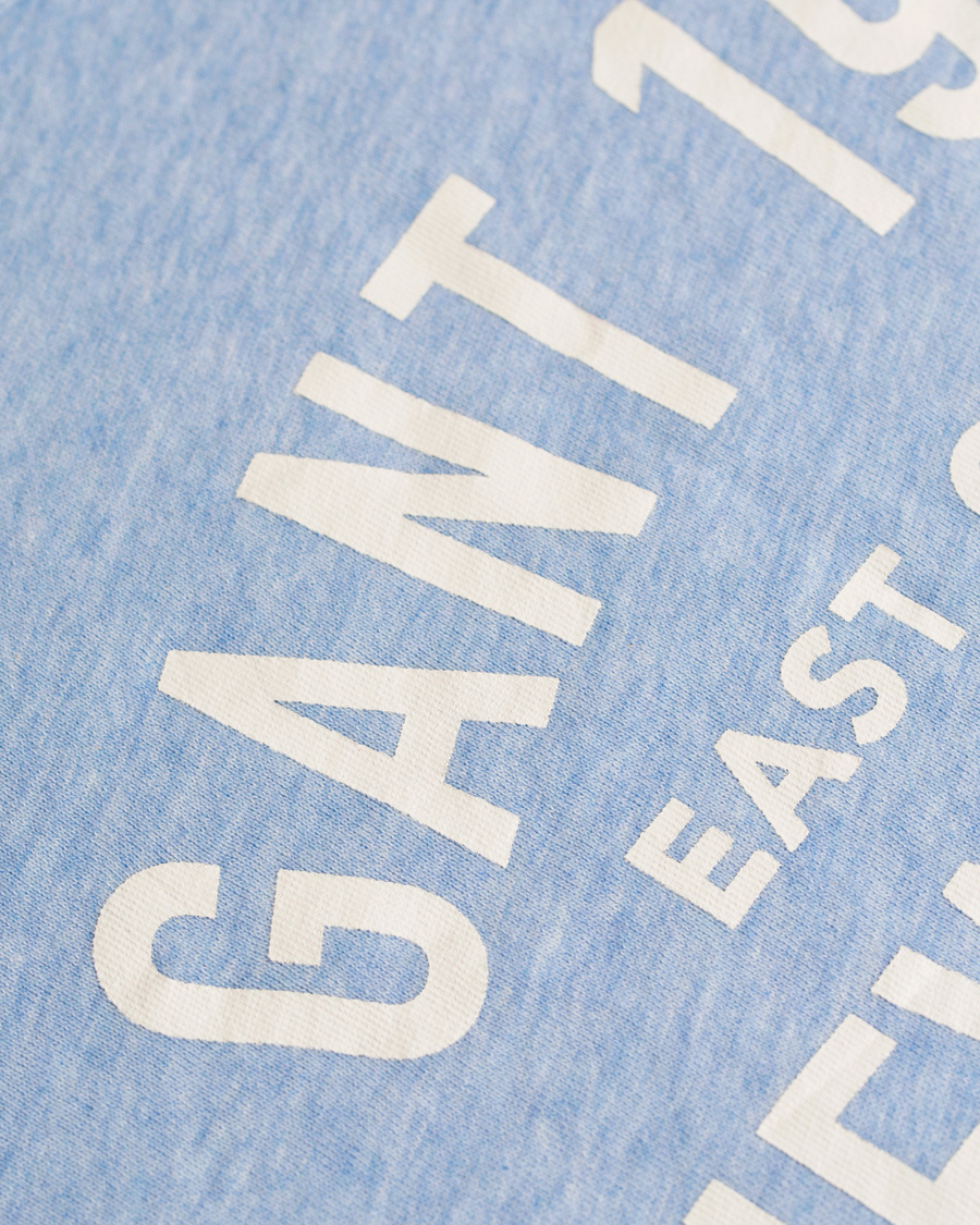 Herre | Trøjer | GANT | New Haven Sweatshirt Frost Blue Melange