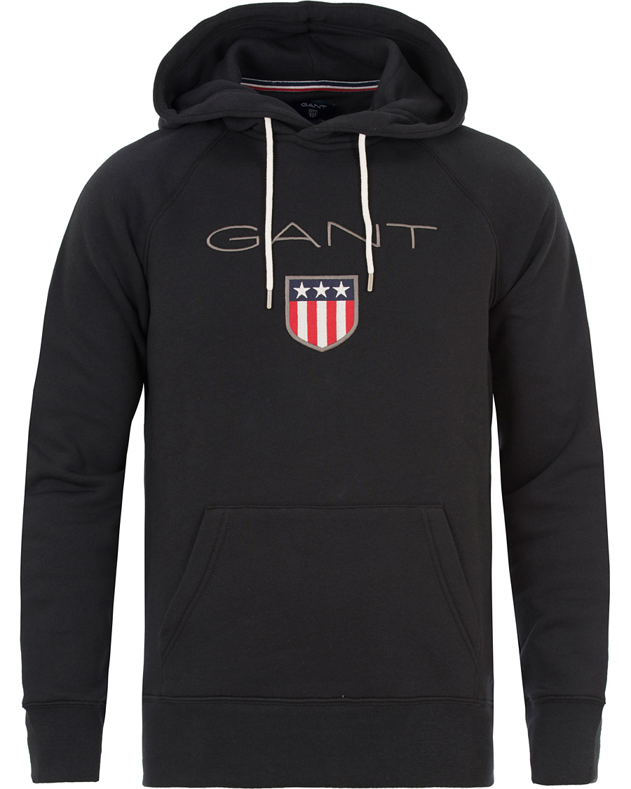 Herre | Trøjer | GANT | Shield Sweat Hoodie Black