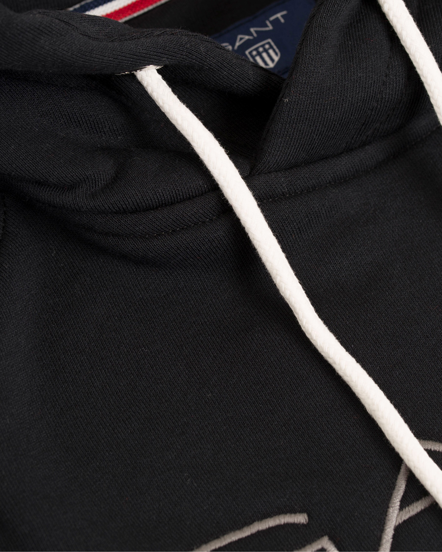 Herre | Trøjer | GANT | Shield Sweat Hoodie Black
