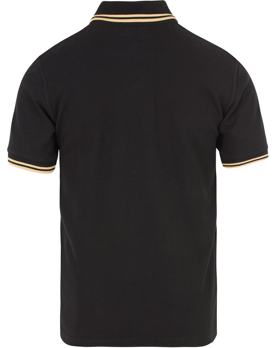 Herre | Polotrøjer | Fred Perry Reissues | Twin Tip Polo Black/Champagne