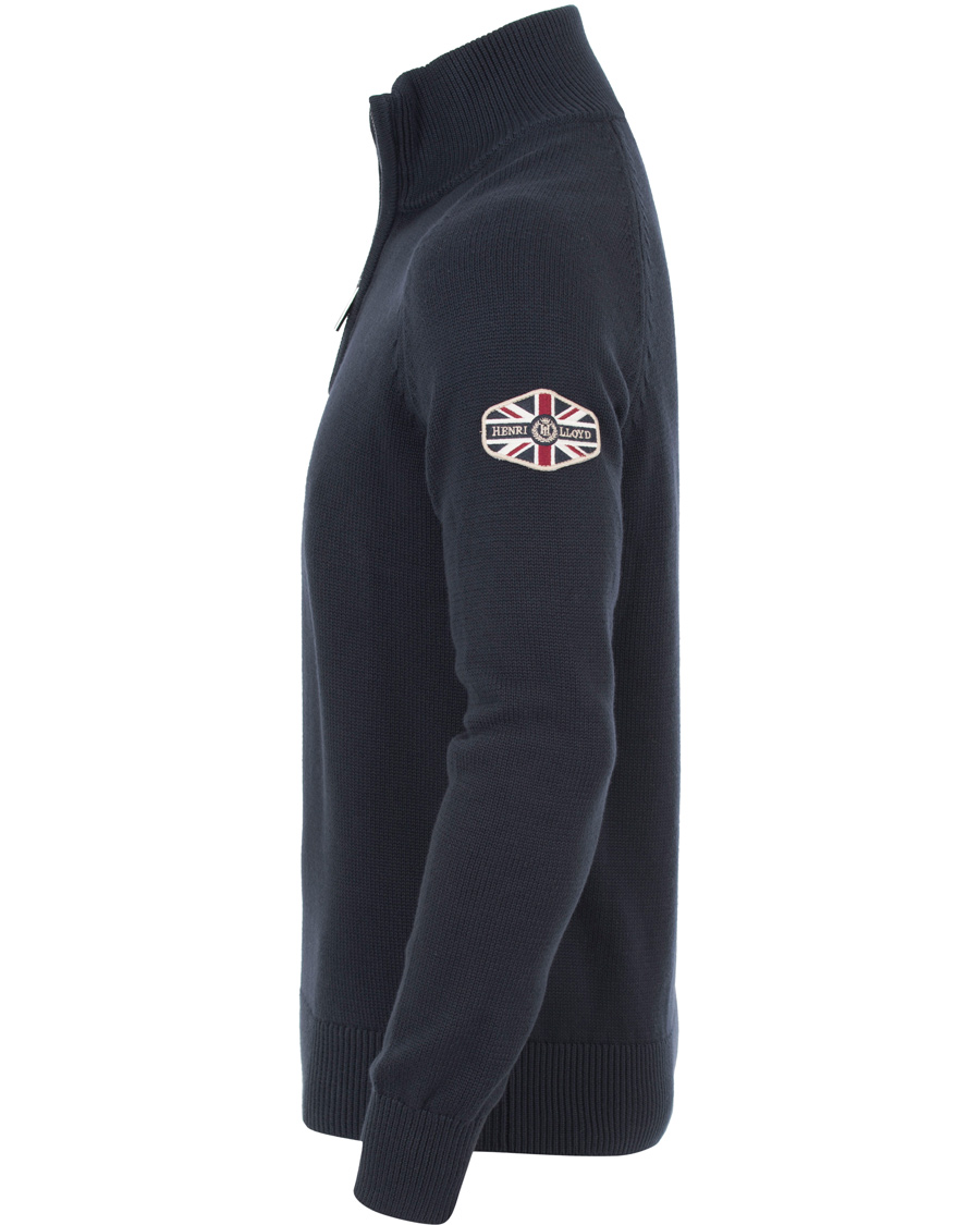 Herre | Trøjer | Henri-Lloyd | Henri Lloyd Branded Danesford Knitted Half Zip Navy