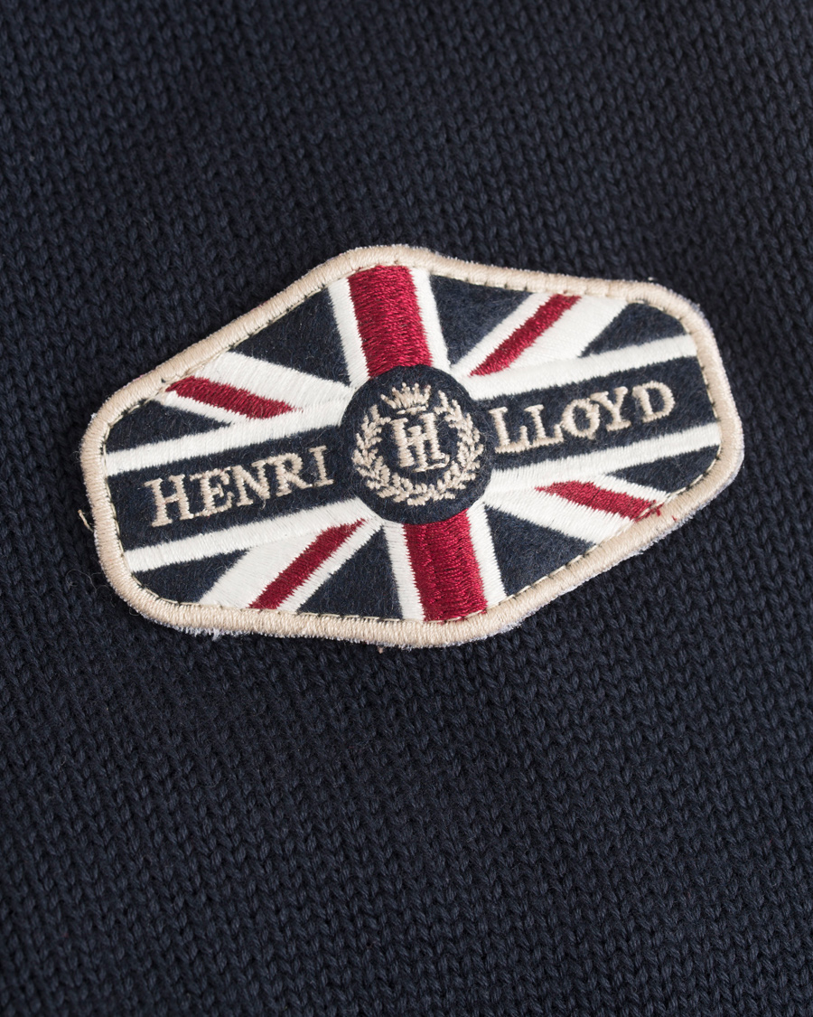 Herre | Trøjer | Henri-Lloyd | Henri Lloyd Branded Danesford Knitted Half Zip Navy