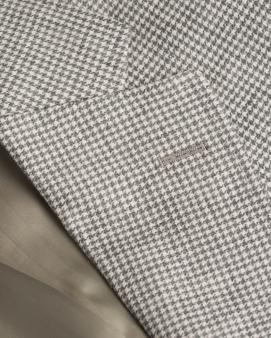Herre | Blazere & jakker | Morris Heritage | Frank Minicheck Linen Blazer Grey