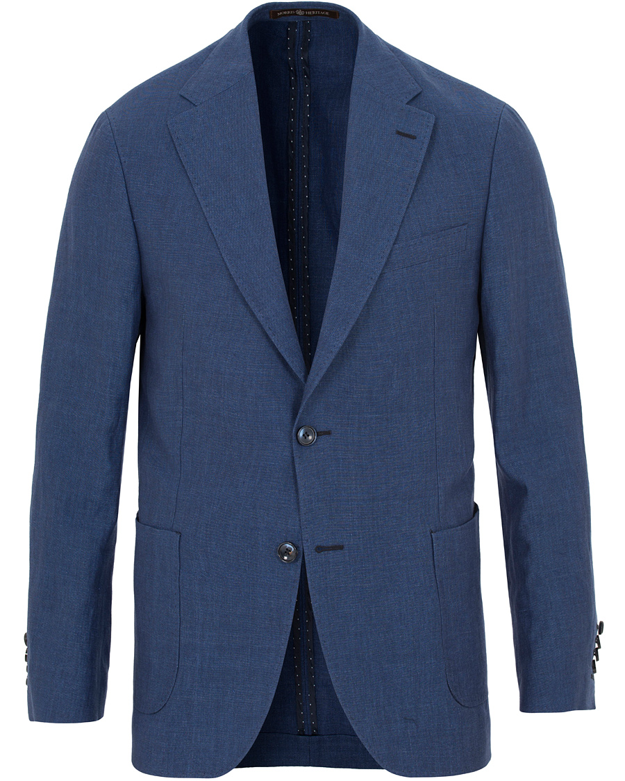 Herre | Blazere & jakker | Morris Heritage | Frank Oxford Linen/Cotton Blazer Navy