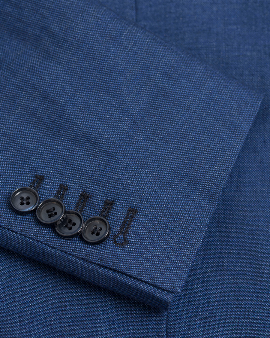 Herre | Blazere & jakker | Morris Heritage | Frank Oxford Linen/Cotton Blazer Navy