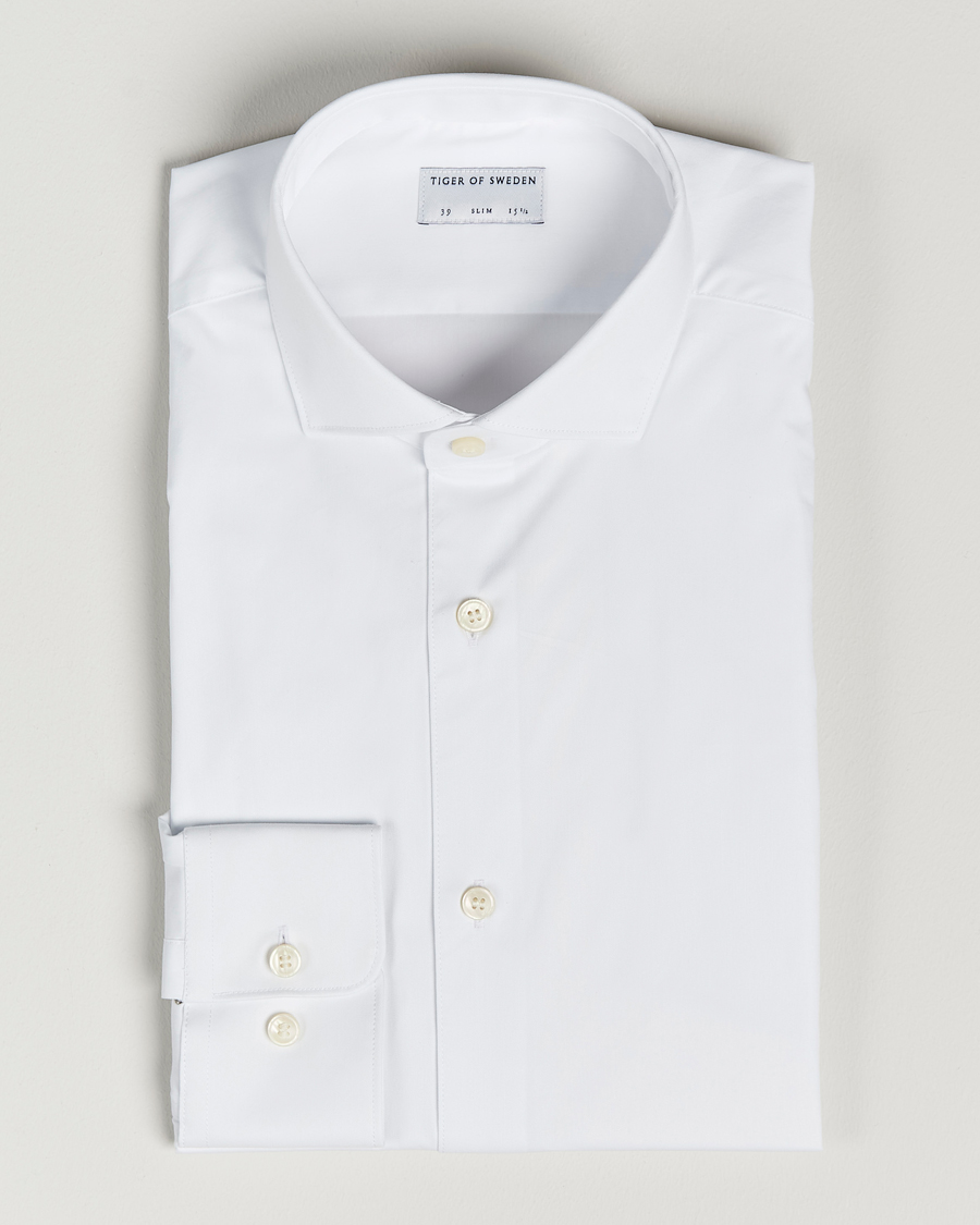 Herre |  | Tiger of Sweden | Farell 5 Stretch Shirt White