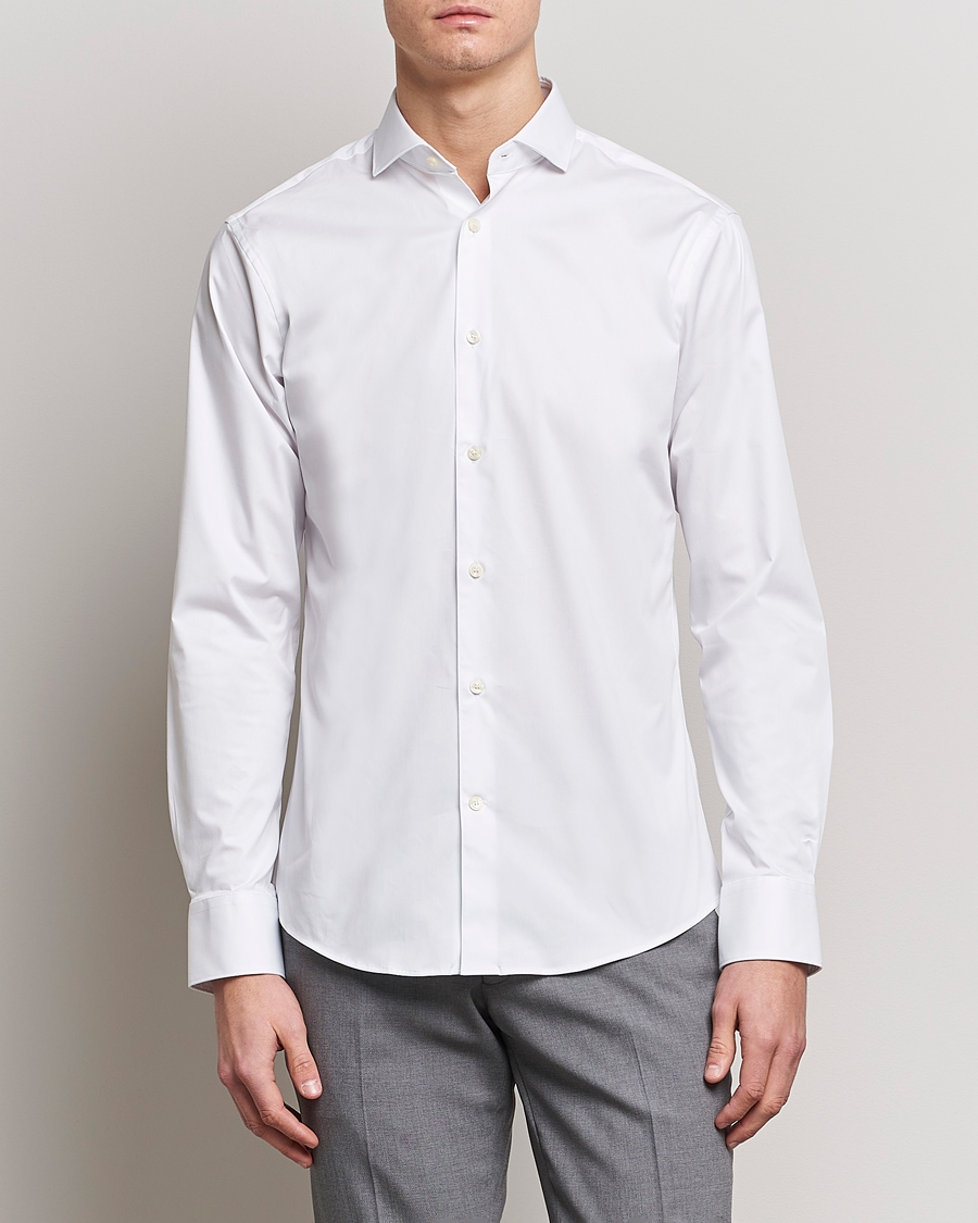 Herre | Business & Beyond | Tiger of Sweden | Farell 5 Stretch Shirt White