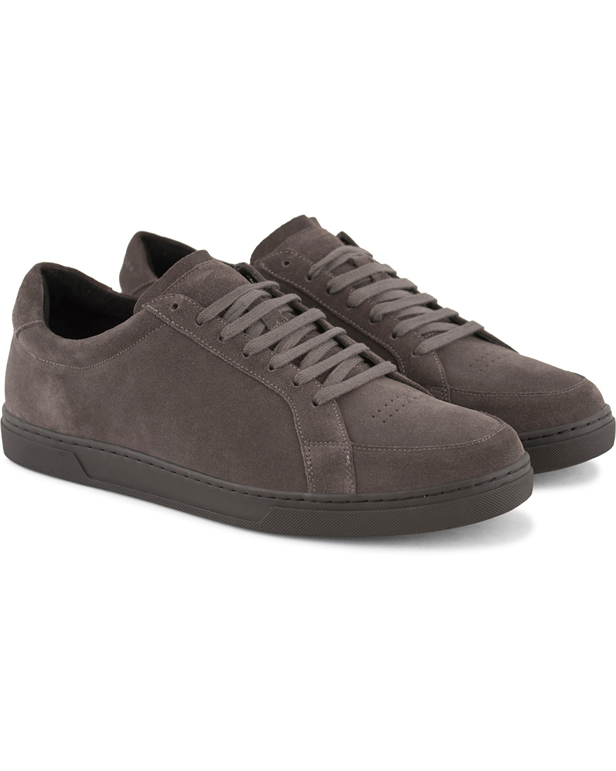 Herre | Tiger of Sweden Arne Suede Sneakers Charcoal | Tiger of Sweden | Arne Suede Sneakers Charcoal