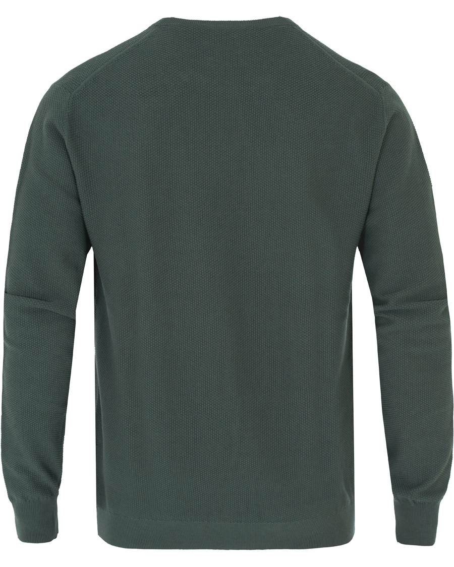 Herre | Trøjer | Tiger of Sweden | Matias Waffle Crew Neck Nobel Green