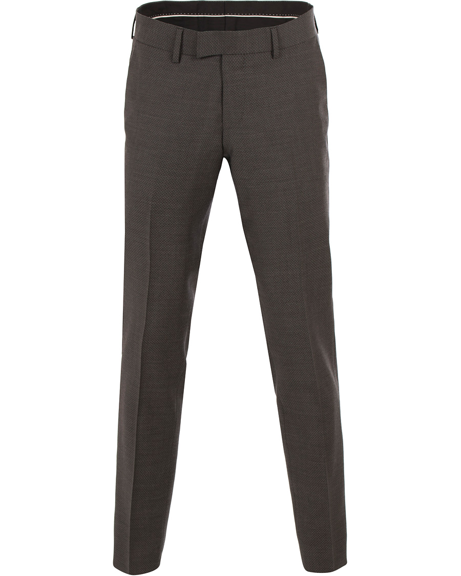 Herre | Bukser | Tiger of Sweden | Gordon Wool Structure Trousers Dark Grey
