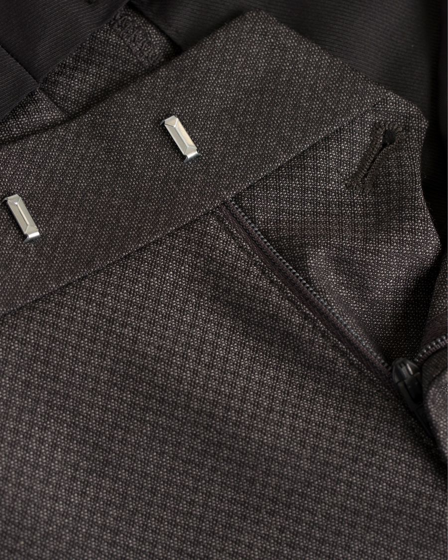 Herre | Bukser | Tiger of Sweden | Gordon Wool Structure Trousers Dark Grey