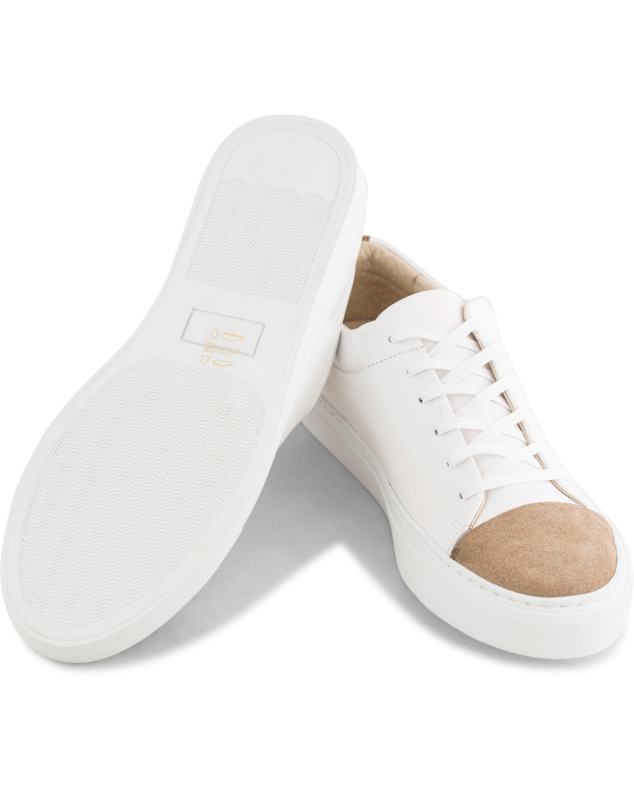 Herre | Morris Heritage Stratford Leather Toe Cap Shoes White | Morris Heritage | Stratford Leather Toe Cap Shoes White