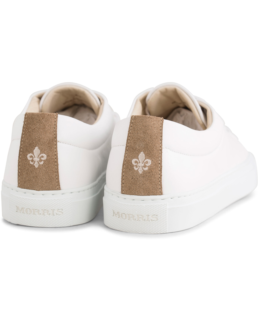 Herre | Morris Heritage Stratford Leather Toe Cap Shoes White | Morris Heritage | Stratford Leather Toe Cap Shoes White