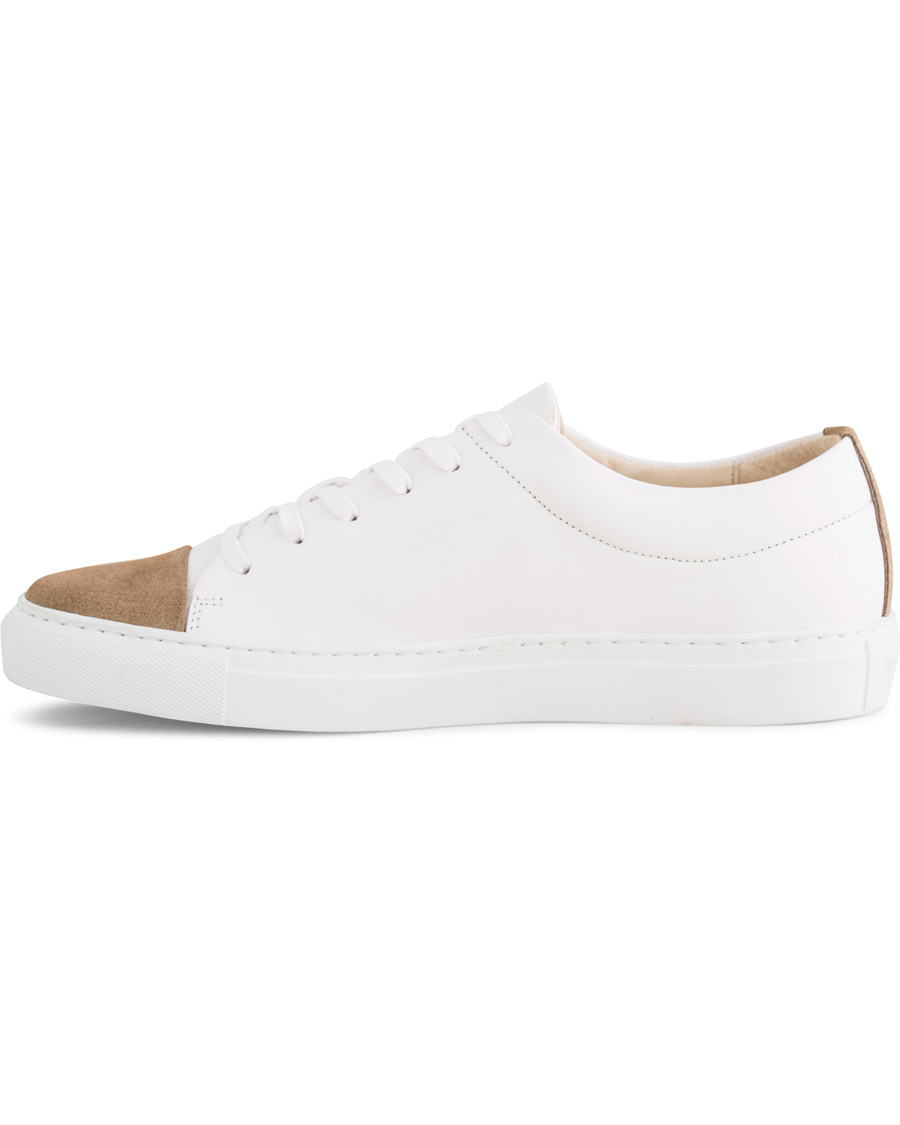 Herre | Morris Heritage Stratford Leather Toe Cap Shoes White | Morris Heritage | Stratford Leather Toe Cap Shoes White