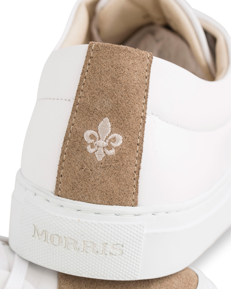 Herre | Morris Heritage Stratford Leather Toe Cap Shoes White | Morris Heritage | Stratford Leather Toe Cap Shoes White