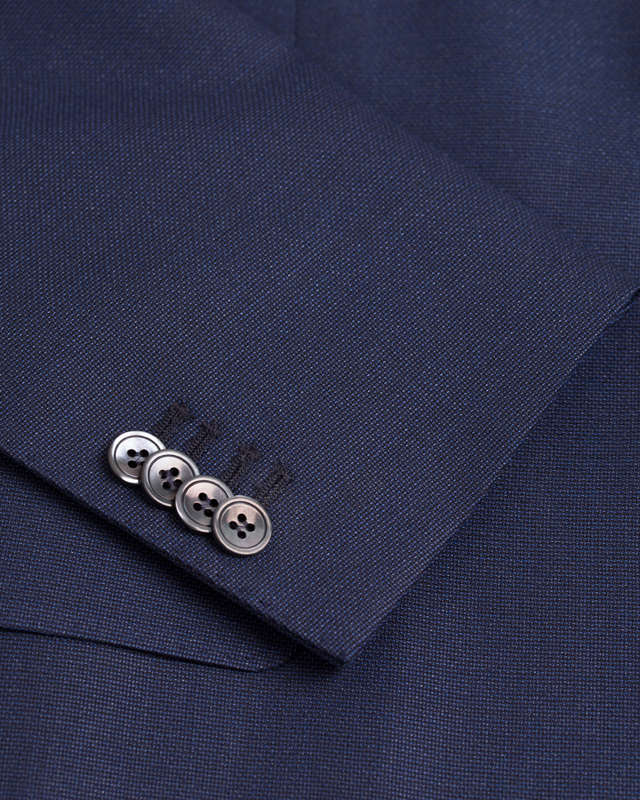 Herre | Jakkesæt | Oscar Jacobson | Elmer Peak Lapel Suit Blue
