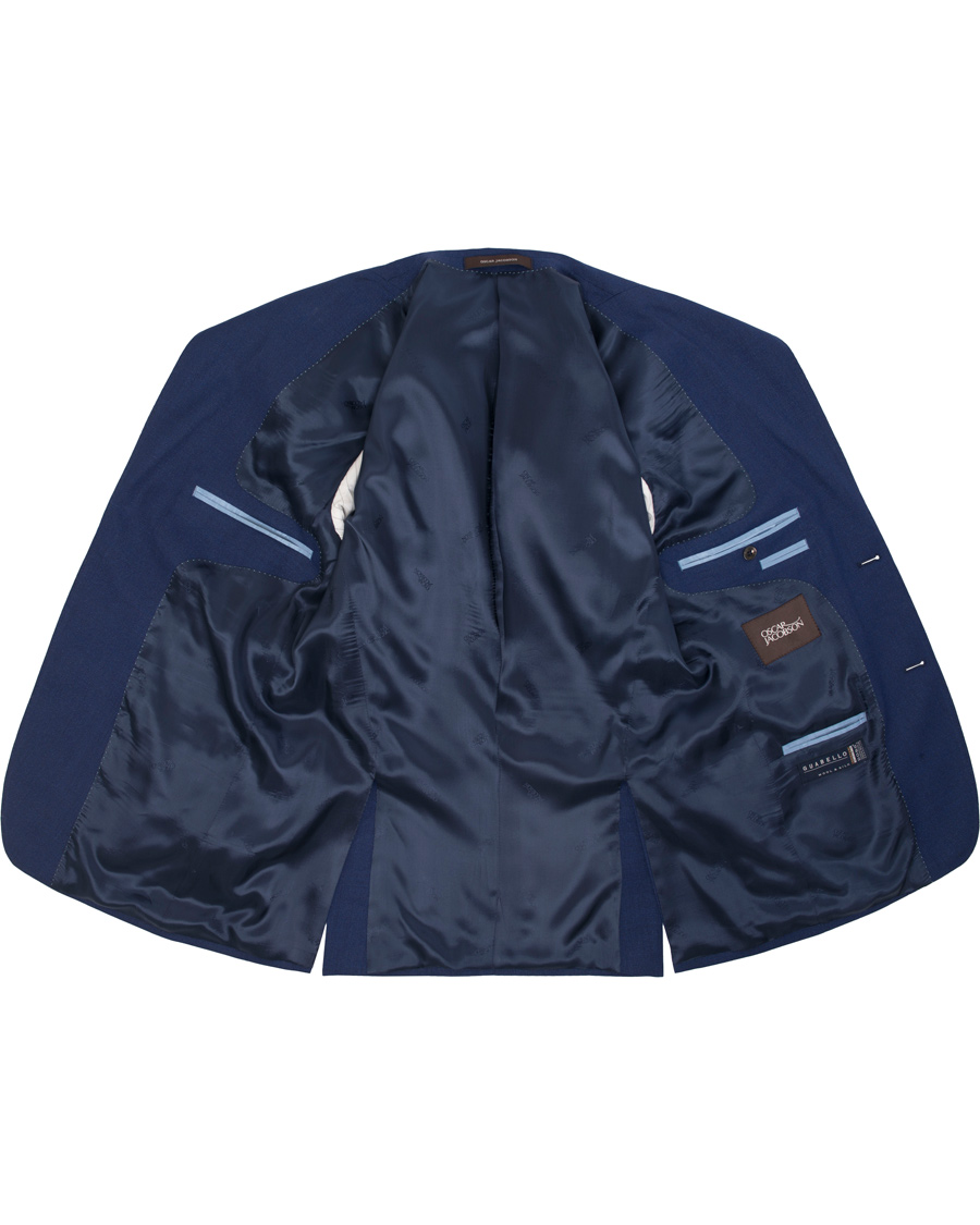 Herre | Jakkesæt | Oscar Jacobson | Elmer Peak Lapel Suit Blue
