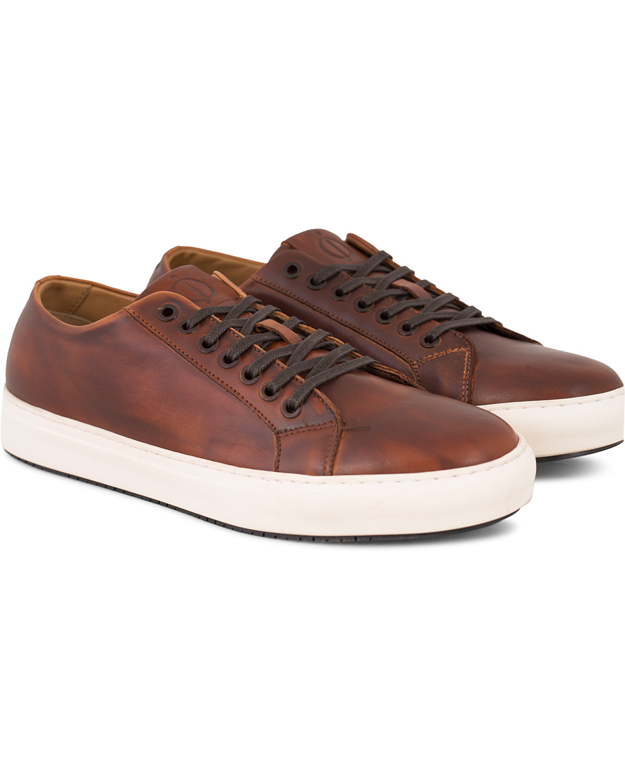 Herre | Oscar Jacobson Phoenix Leather Sneaker Dark Brown | Oscar Jacobson | Phoenix Leather Sneaker Dark Brown