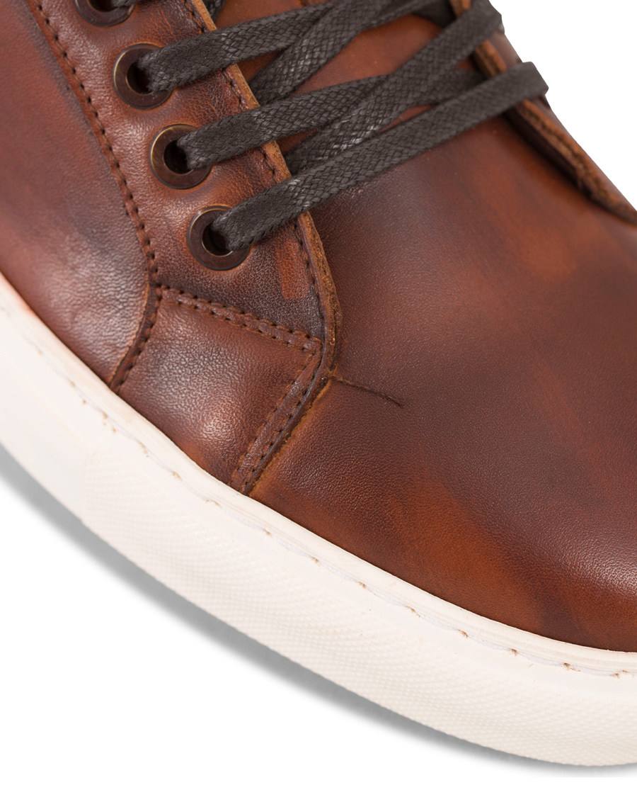 Herre | Oscar Jacobson Phoenix Leather Sneaker Dark Brown | Oscar Jacobson | Phoenix Leather Sneaker Dark Brown