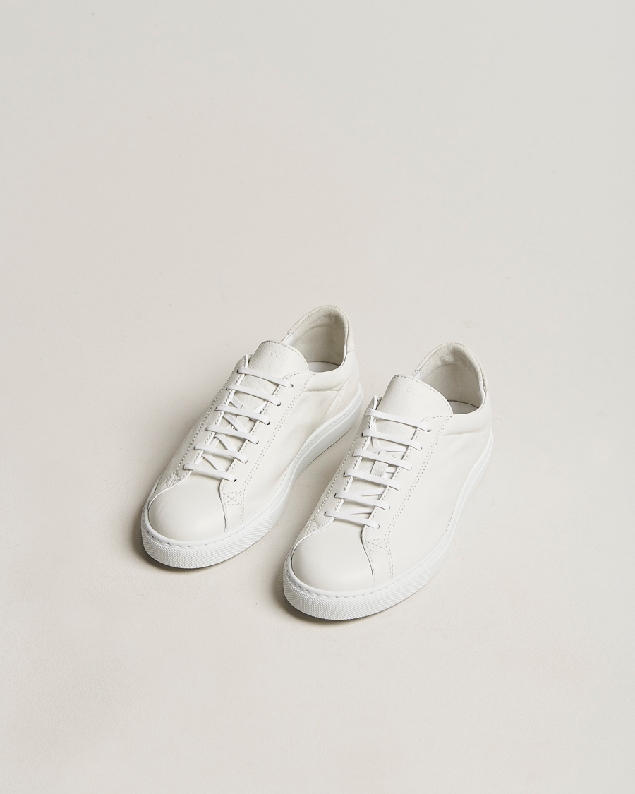 Herre | New Nordics | C.QP | Racquet Sneaker White Leahter