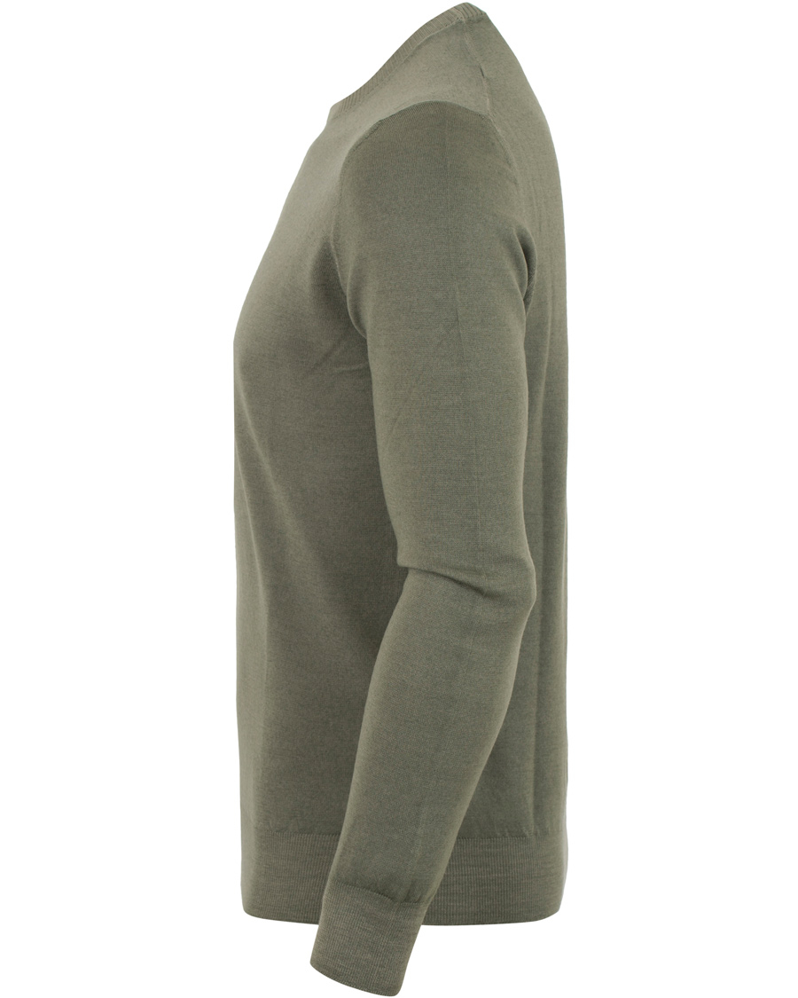 Herre | Trøjer | Gran Sasso | Merino Vintage Fashion Fit Pullover Green