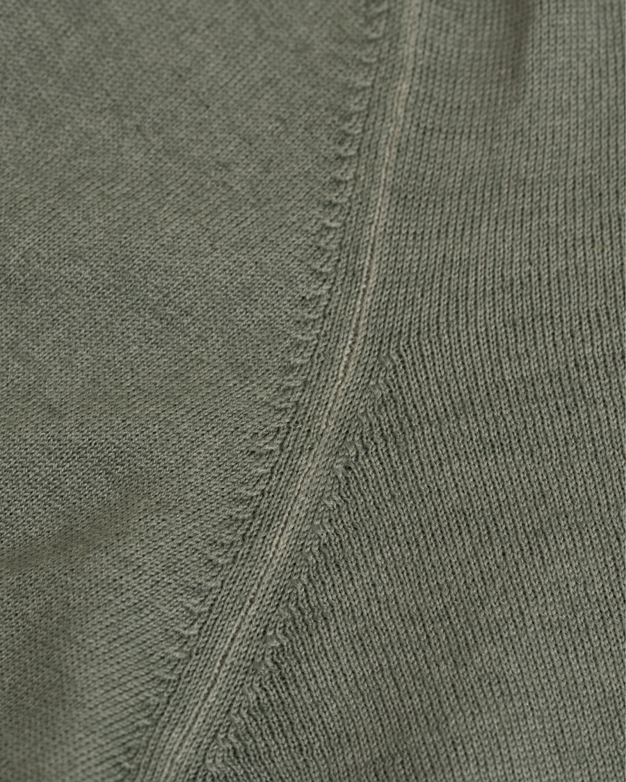 Herre | Trøjer | Gran Sasso | Merino Vintage Fashion Fit Pullover Green