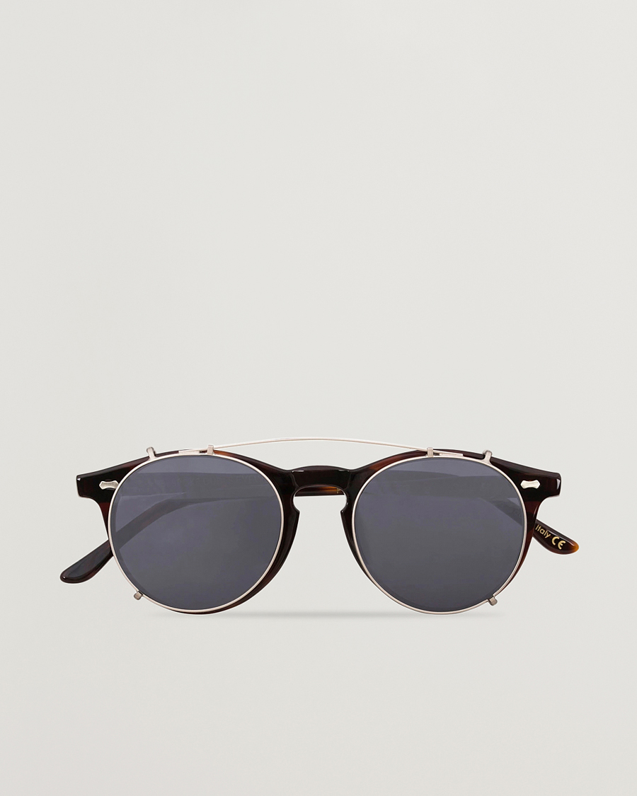 vækst sfære dø TBD Eyewear Pleat Clip On Sunglasses Classic Tortoise - CareOfCarl.dk