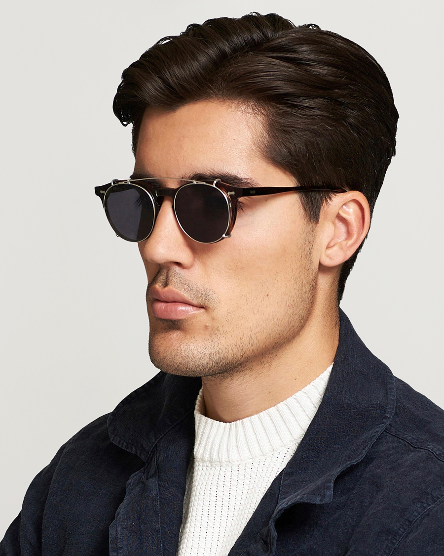 Herre | Solbriller | TBD Eyewear | Pleat Clip On Sunglasses Classic Tortoise