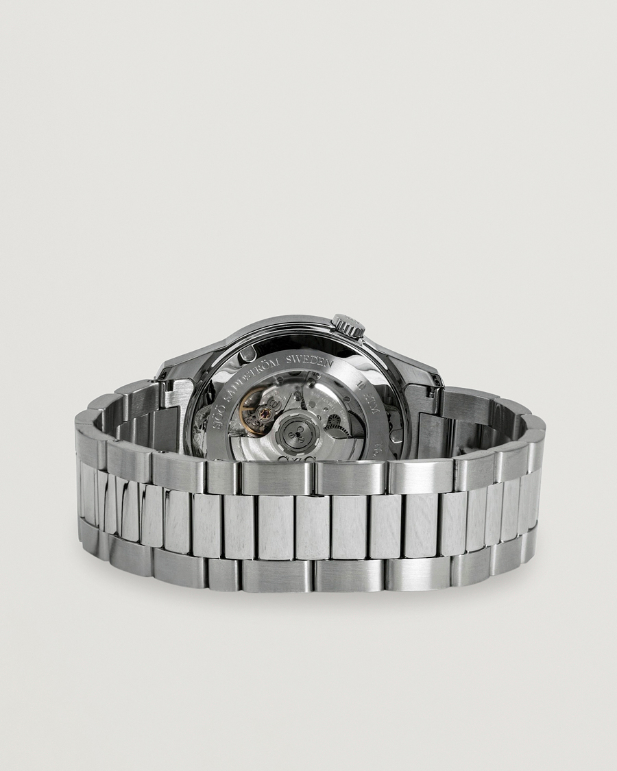 Herre | Fine watches | Sjöö Sandström | Royal Steel Classic 41mm Black and Steel