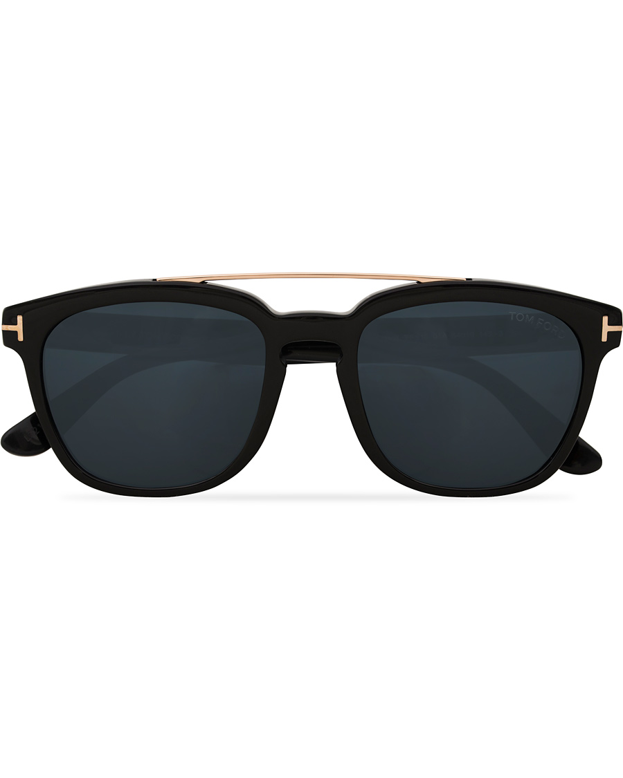 Herre | Tom Ford Holt FT0516 Sunglasses Shiny Black/Smoke | Tom Ford | Holt FT0516 Sunglasses Shiny Black/Smoke