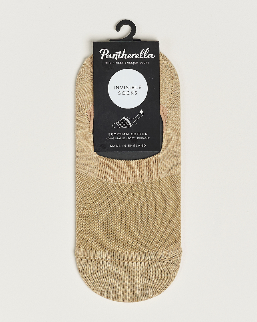Herre | Strømper | Pantherella | Footlet Cotton/Nylon Sock Khaki