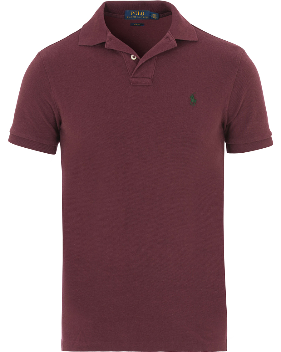 Herre | Polotrøjer | Polo Ralph Lauren | Slim Fit Polo Classic Burgundy