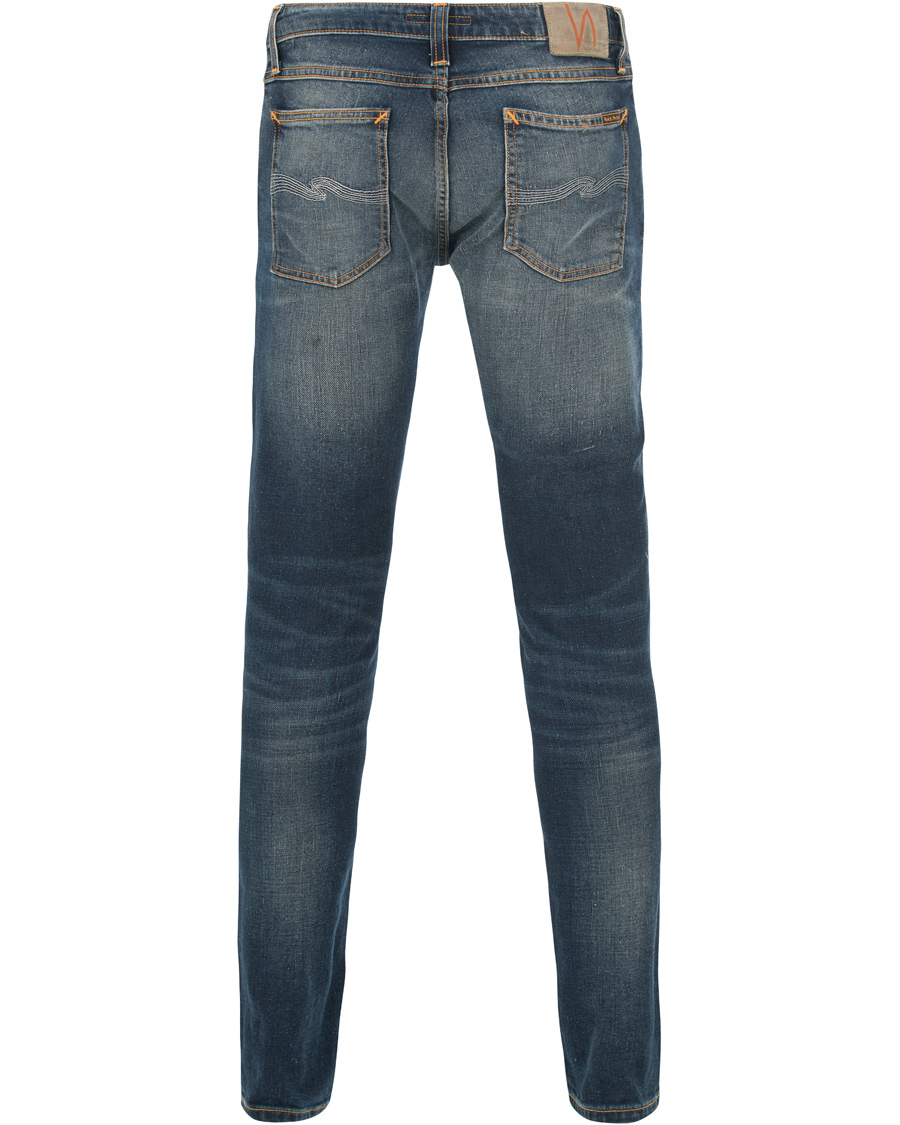 Herre | Jeans | Nudie Jeans | Skinny Lin Organic Slim Fit Stretch Jeans D Indigo