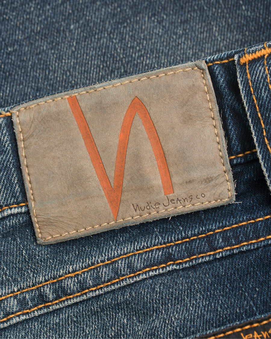 Herre | Jeans | Nudie Jeans | Skinny Lin Organic Slim Fit Stretch Jeans D Indigo