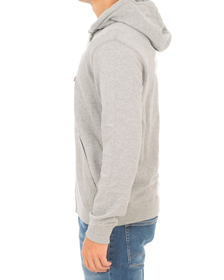 Herre | Trøjer | Morris | Full Zip Hoodie Light Grey Melange