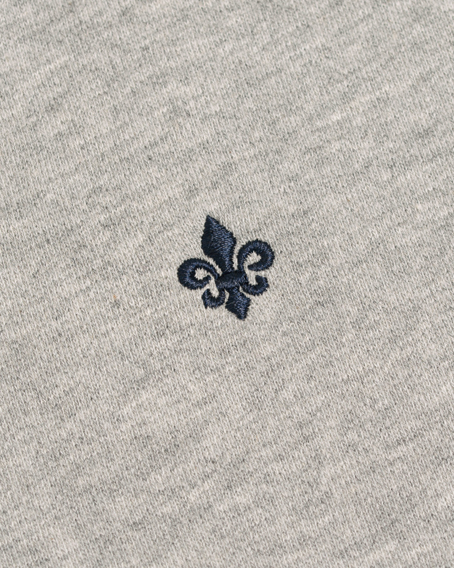 Herre | Trøjer | Morris | Full Zip Hoodie Light Grey Melange