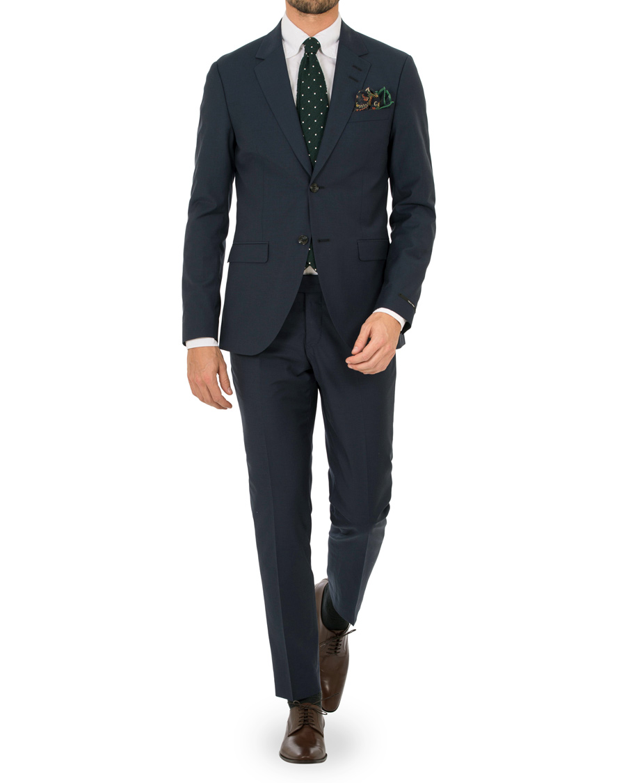 Herre | Blazere & jakker | Tiger of Sweden | Lamonte Wool/Cotton Suit Blazer Navy