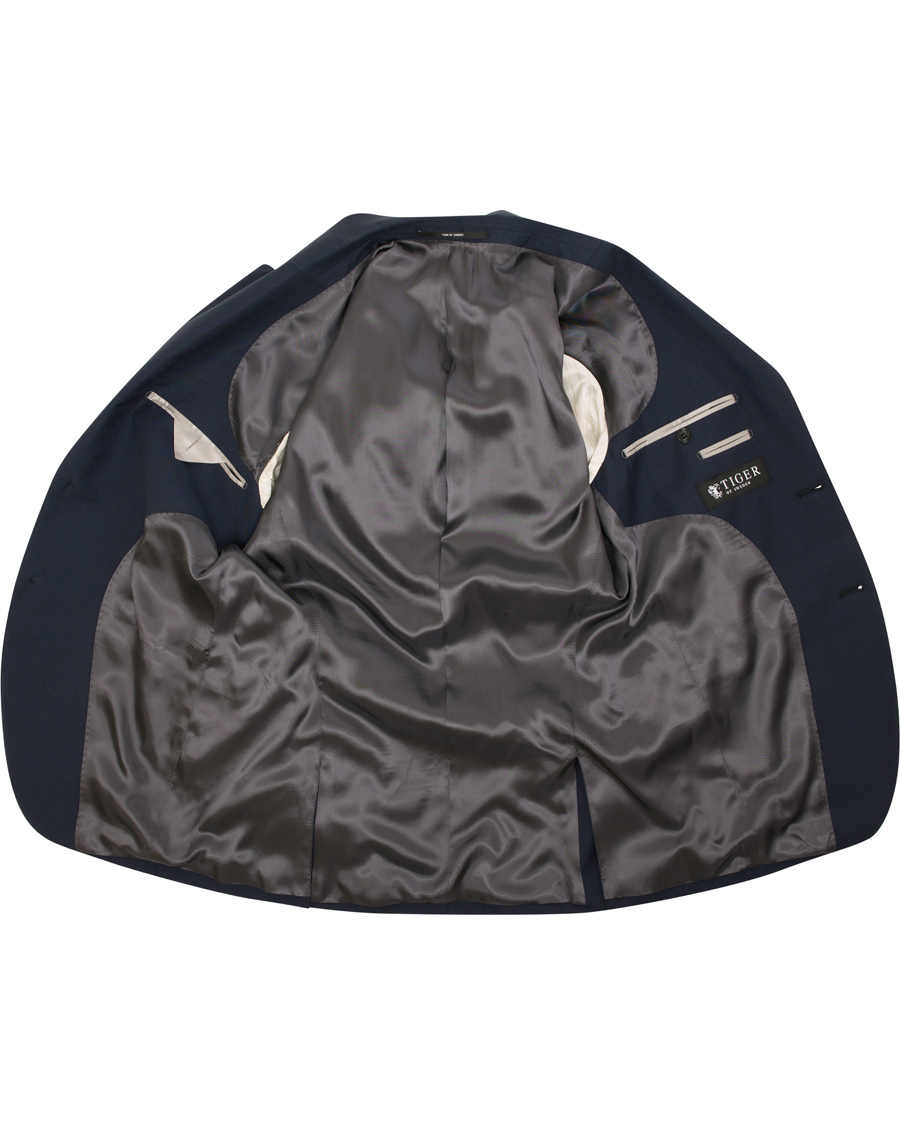 Herre | Blazere & jakker | Tiger of Sweden | Lamonte Wool/Cotton Suit Blazer Navy