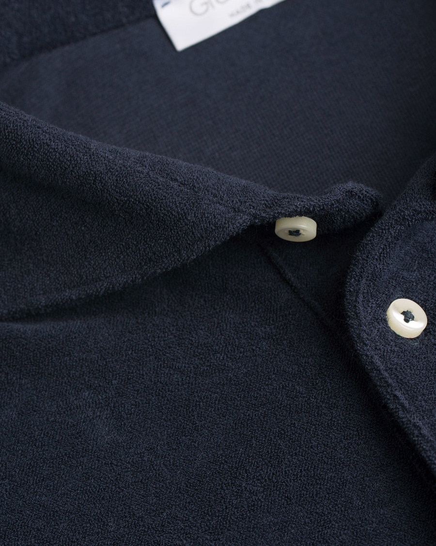 Herre | Polotrøjer | Gran Sasso | Velour Polo Navy